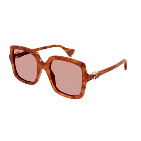 Gucci Sunglasses GG1070S 002 Shiny Light Havana 